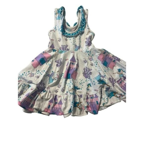 Eleanor Rose Everly Dress Girls Size 3-4 Mermaid Castle Excellent Very gently us - Picture 2 of 4